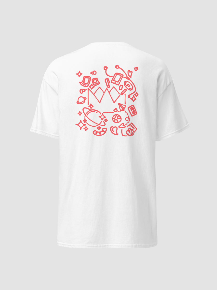 BASIC Red Neon Doodles T-Shirt Embroidered product image (7)