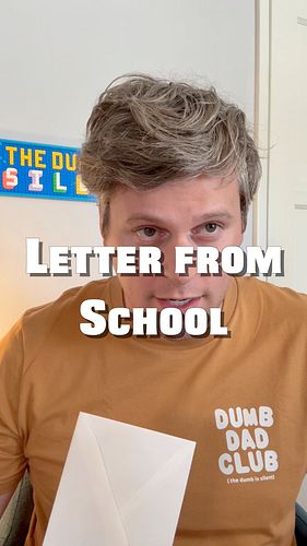 Put that in the forever folder. #dumbdad #elementaryschool #summerbreak