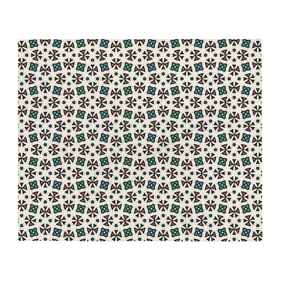 Abstract Florals Throw Blanket product image (3)