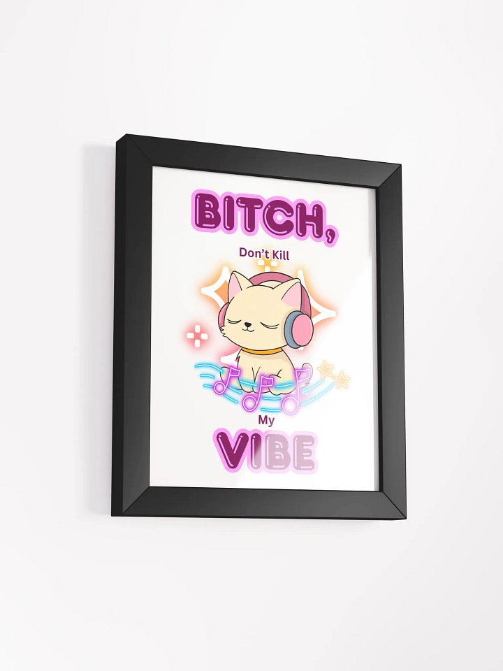 Vibes Check Photo with frame product image (17)