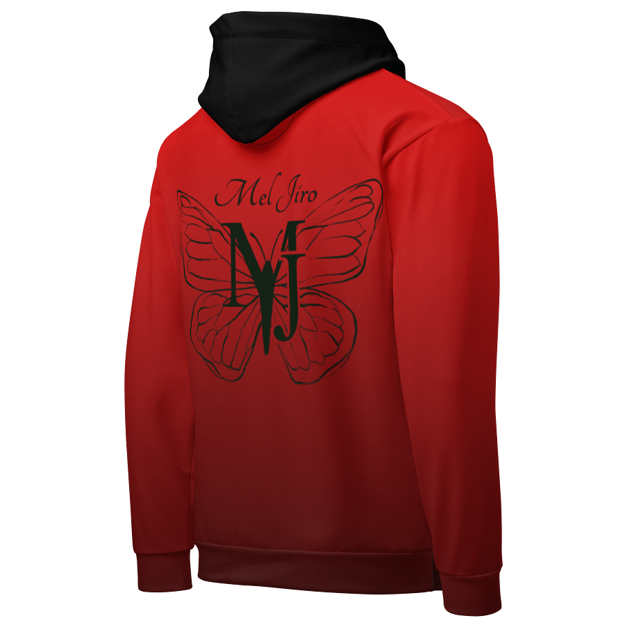 Meljiro Red Gradient Hoodie – Heat in Every Thread product image (5)