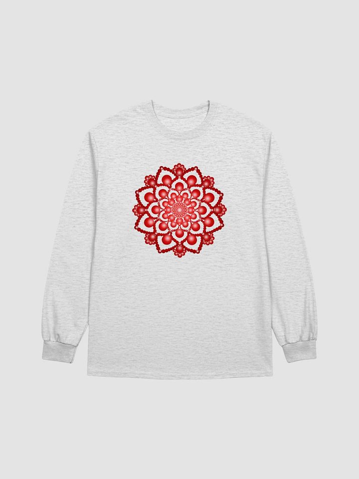Red Dot Mandala Long Sleeve T-Shirt product image (7)