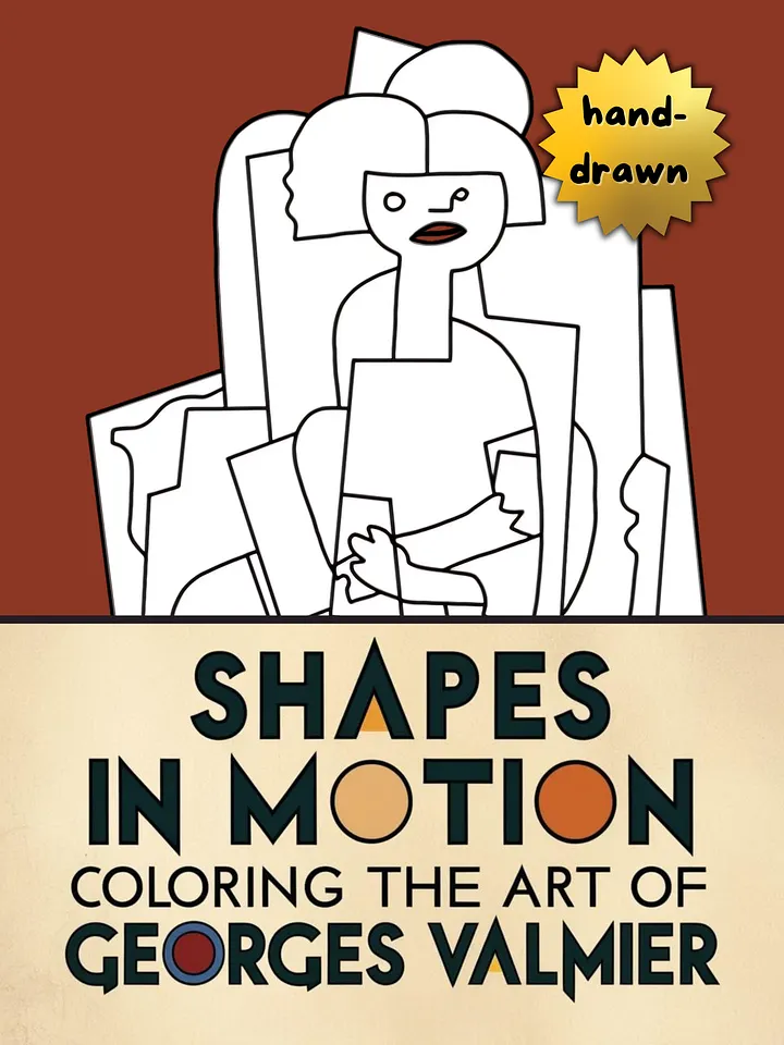 PDF, PNG - Shapes in Motion: Coloring the Art of Georges Valmier product image (1)