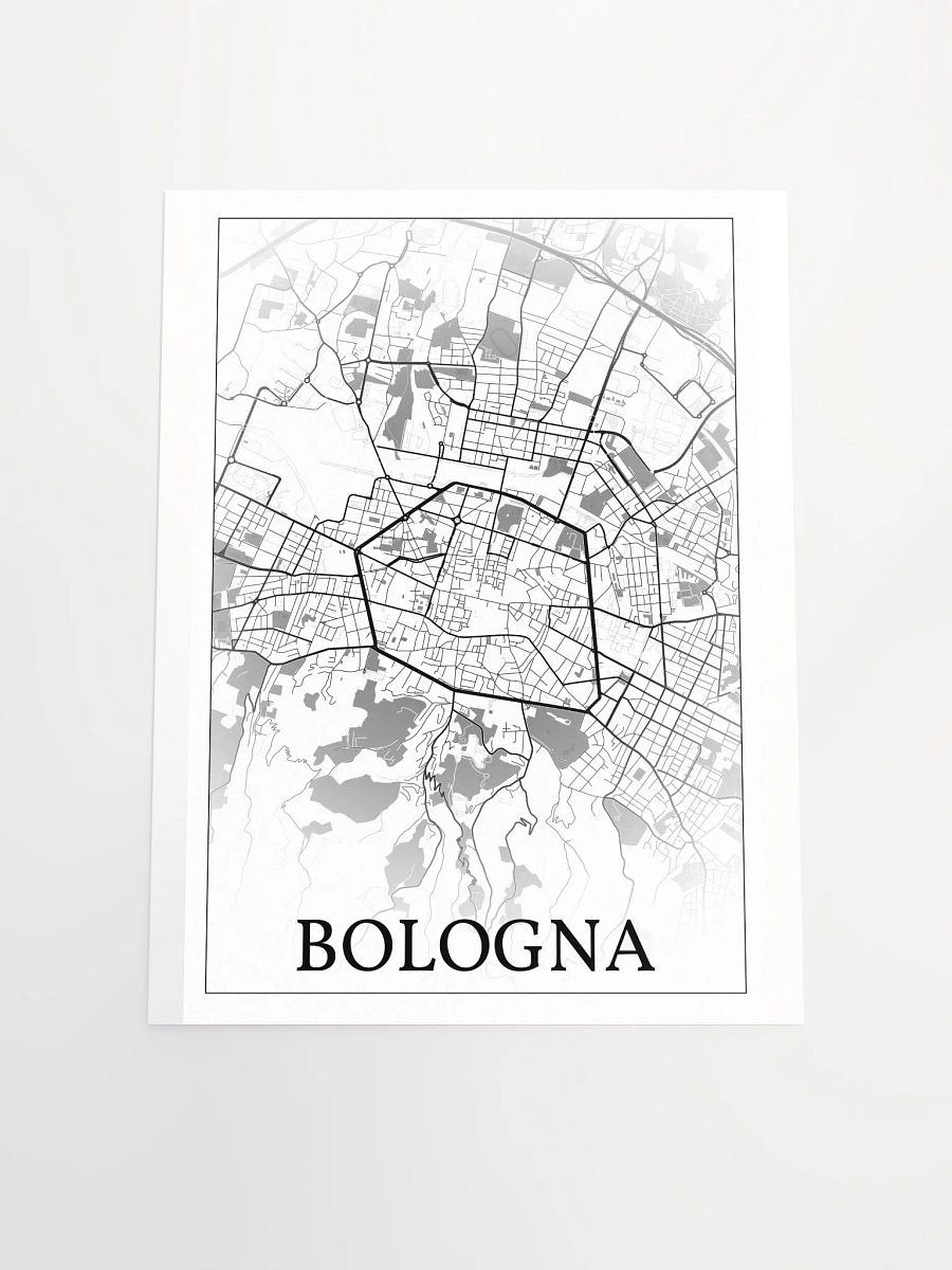 Bologna, Italy, city map print product image (18)