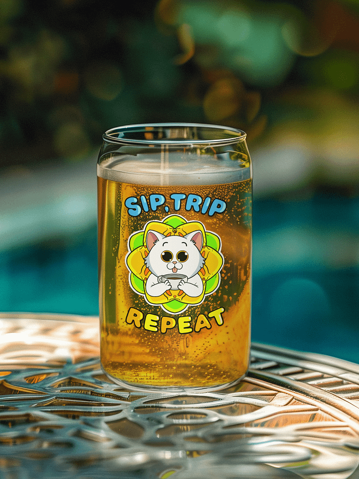 Sip, Trip, Repeat - Can Shaped Glass product image (2)