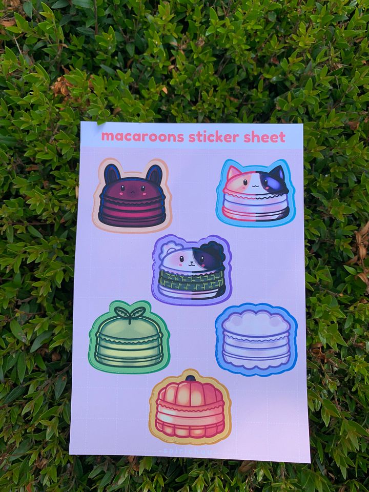 Macaroon Sticker Sheet product image (1)