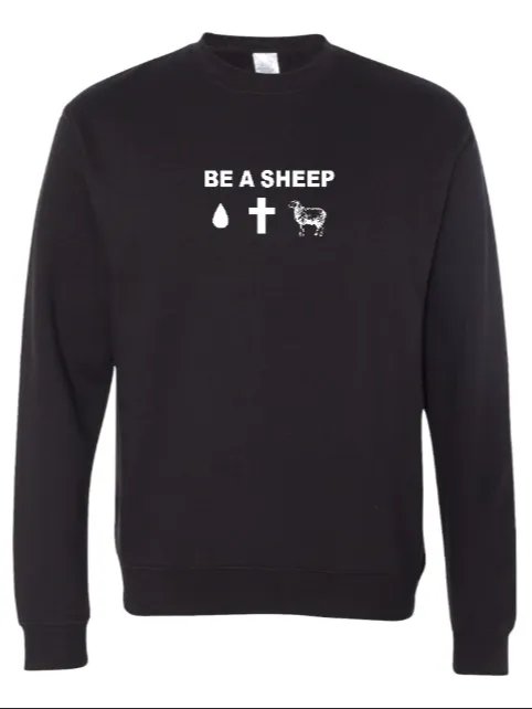 Be A Sheep Sweatshirt (Black) product image (4)