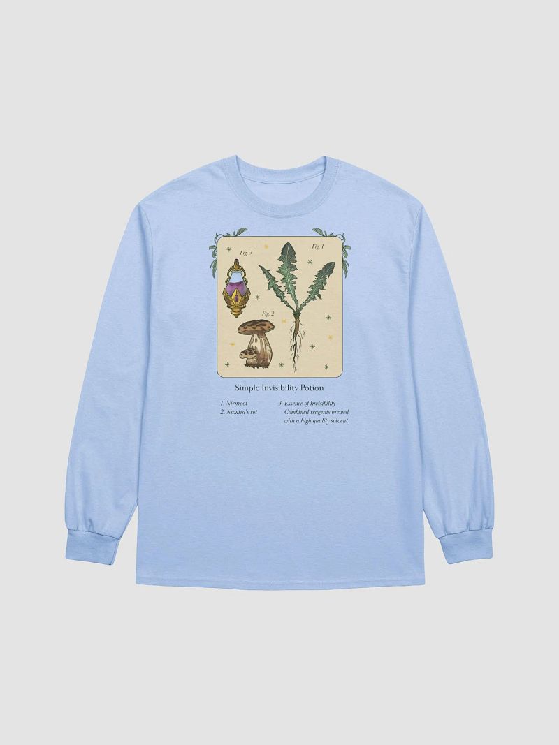 Invisibility Potion Vintage Print (Longsleeve)