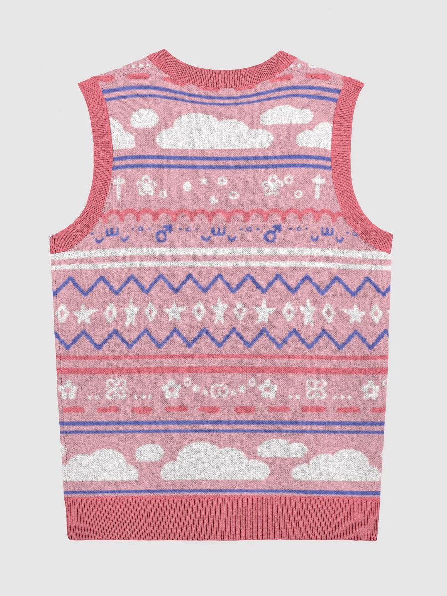Cloudy Christmas Vest - Pink product image (7)