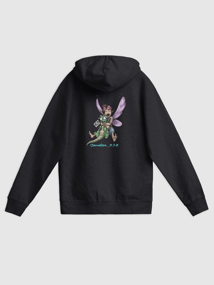 Whimsical Fairy and Dragon Zip-Up Hoodie product image (9)