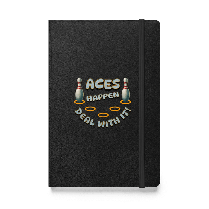 Aces Happen Deal With It Power Hardcover Journal product image (1)