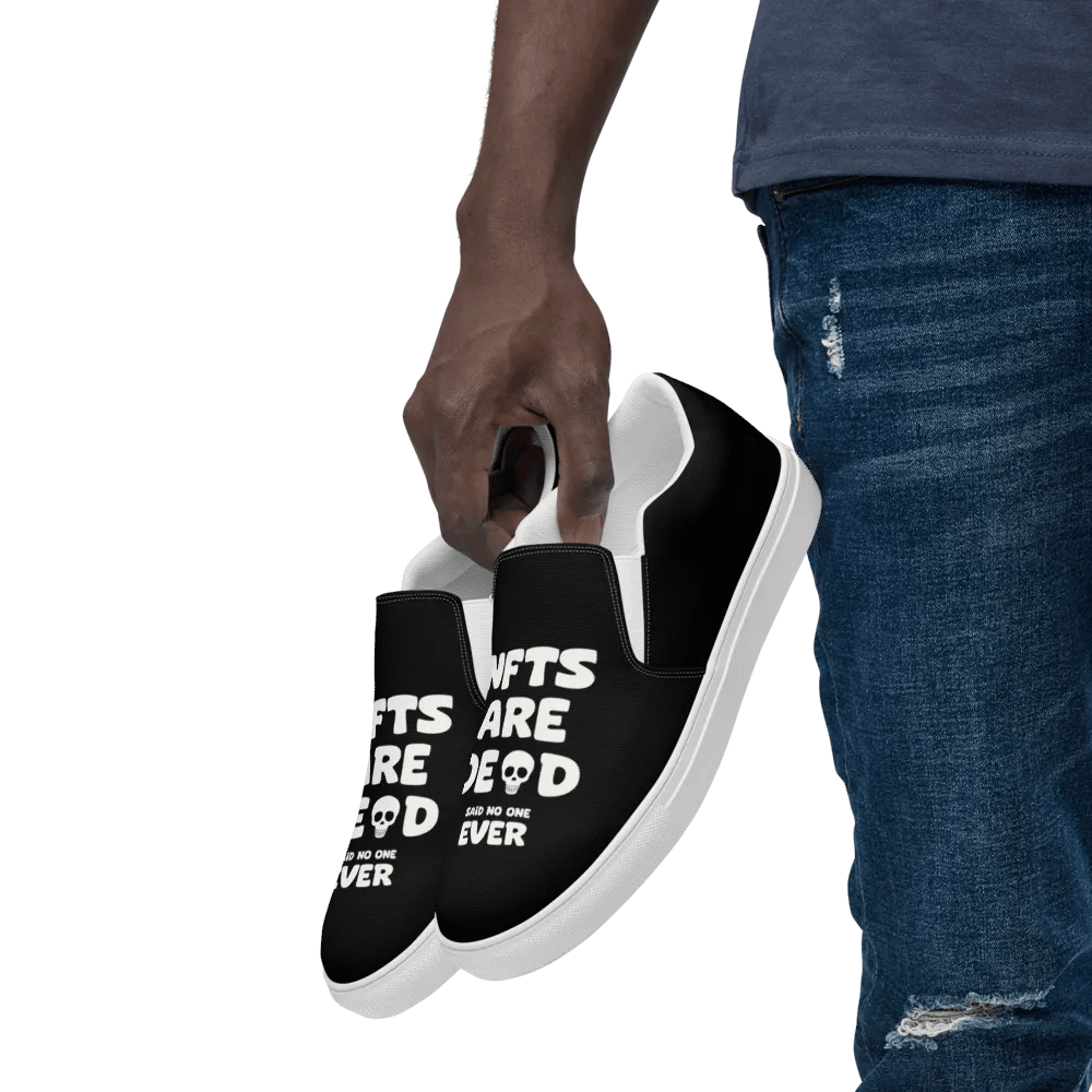 NFTS ARE DEAD SAID NO ONE EVER SLIP-ONS product image (2)