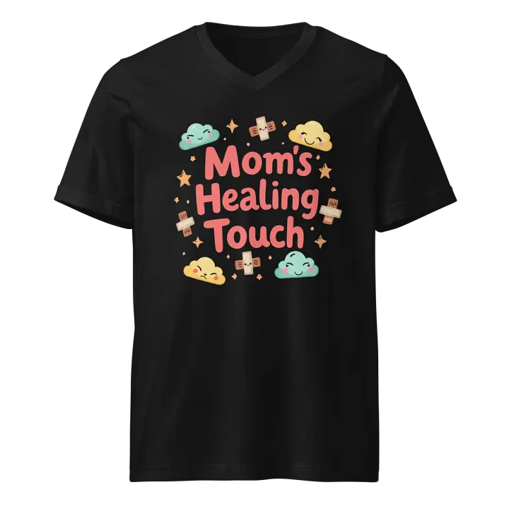 Mom's Healing Touch V-Neck Tee product image (1)