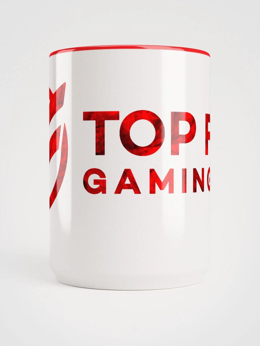 TopFrag™ Red Ceramic Mug with Color Inside product image (2)
