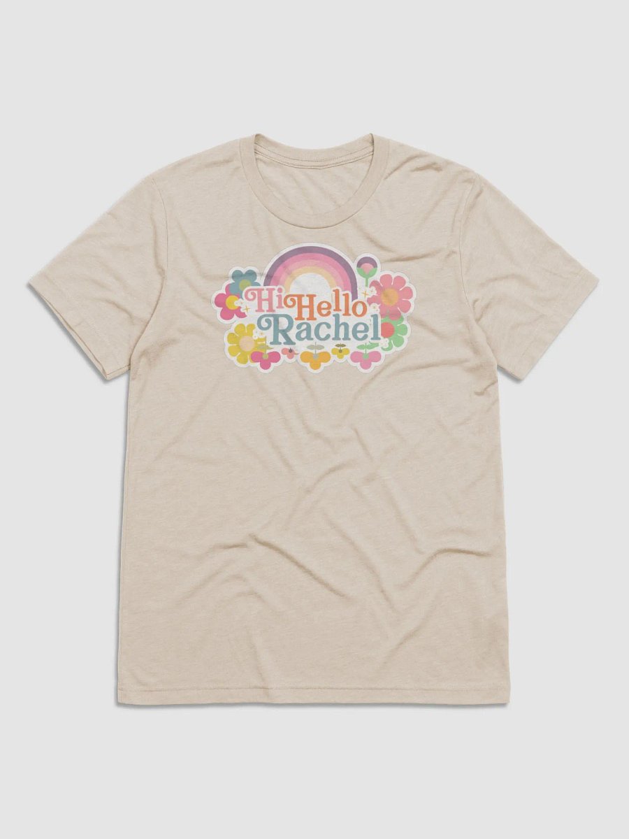 Hi Hello Rachel Unisex Tri-Blend T-Shirt product image (3)