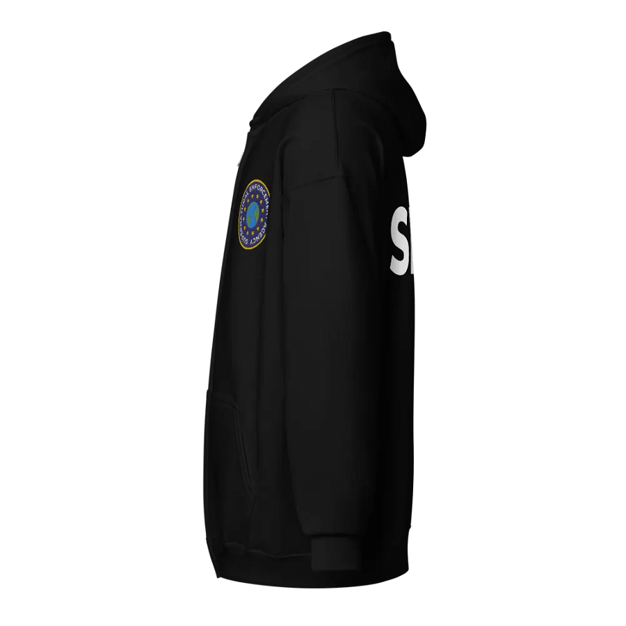 SEA - Embroidered Zipped Hoodie (white) product image (3)