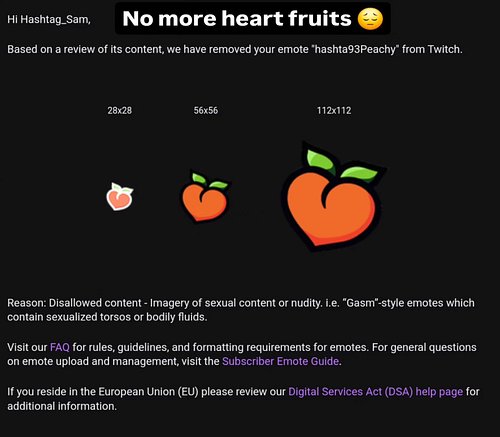 @twitch says no to healthy choices. 😂 💦🍑 #staypeachy