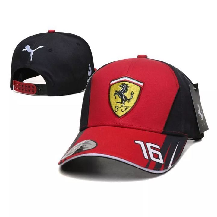 Ferrari F1 Racing Baseball Cap Car Logo Embroidered Adjustable Baseball Hat HOT product image (2)