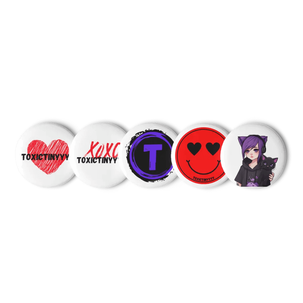 Toxicity - Pin Button Set product image (1)
