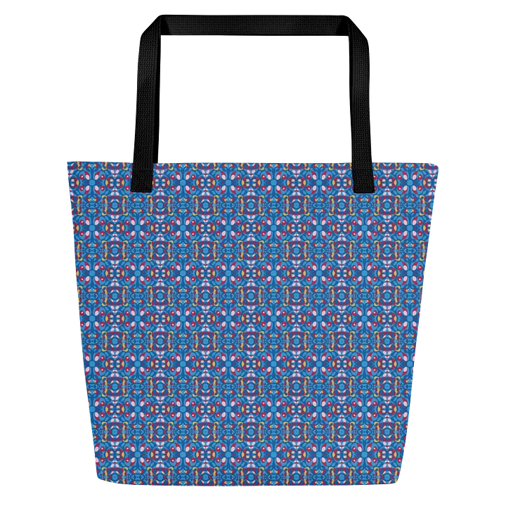 Peppermint Prism – Large Tote Bag with Pocket product image (1)