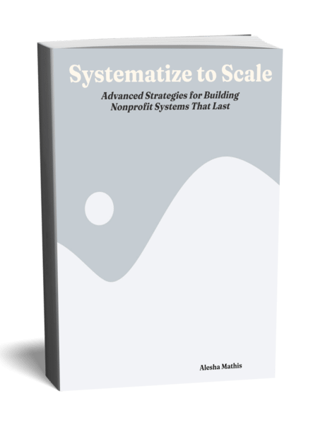 Systematize to Scale: Advanced Strategies for Building Nonprofit Systems That Last product image (1)