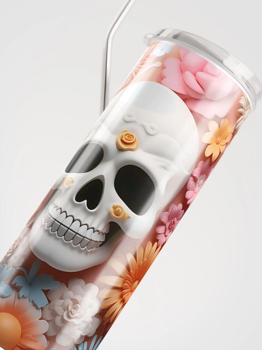Floral Skull Tumbler product image (5)