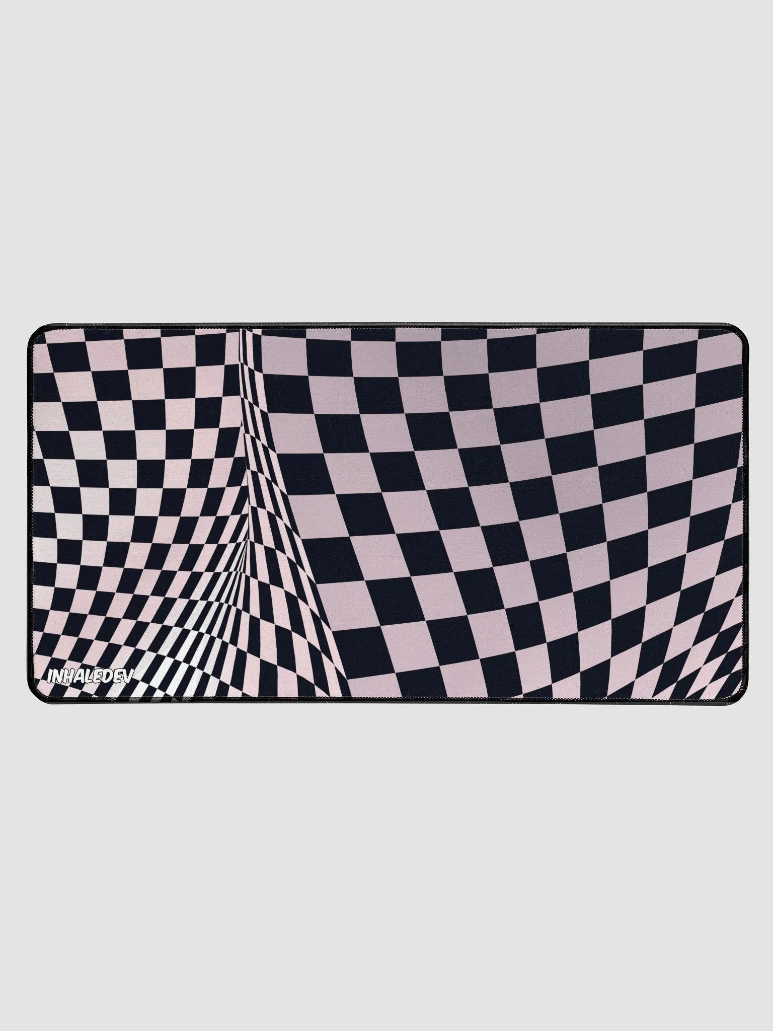 Trippy Checkers- Desk Mat product image (1)