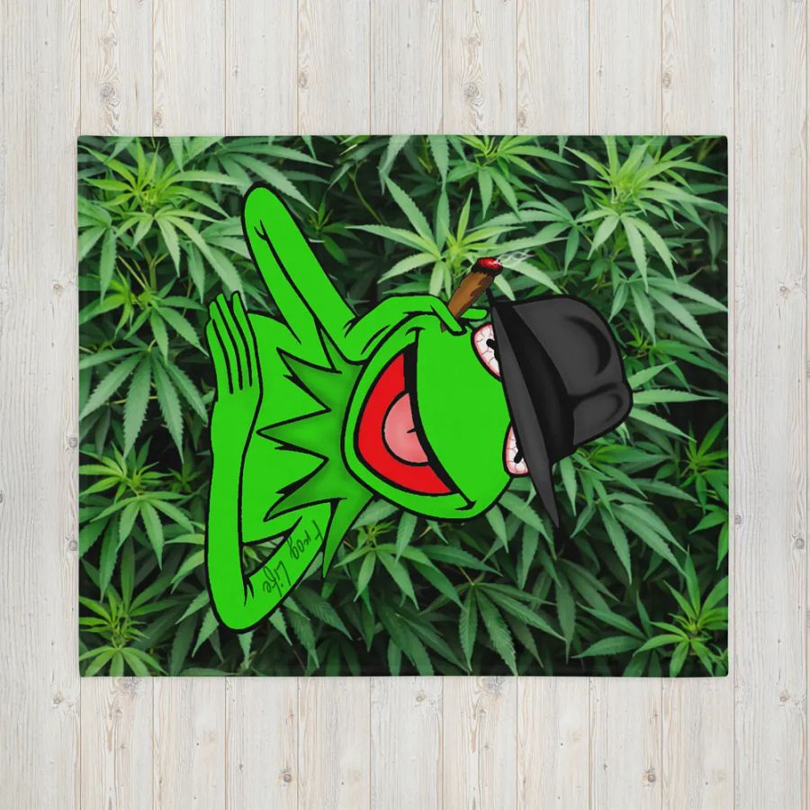 Ganja Gang Throw Blanket product image (16)