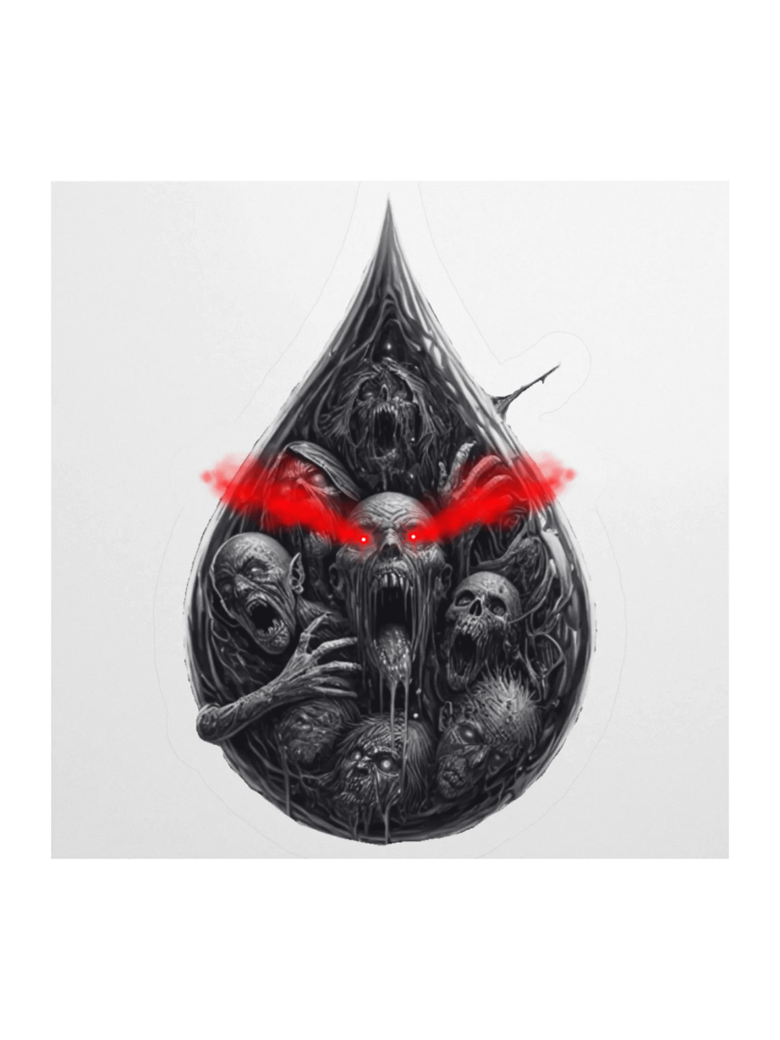 "In a Drop of Blood" Sticker product image (3)