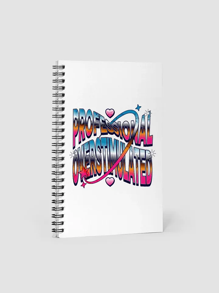 Professional Overstimulated Vibrant Spiral Notebook product image (1)