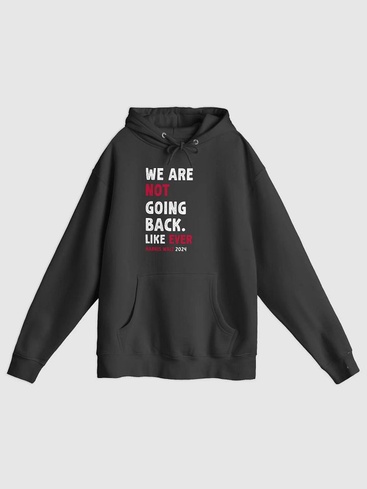 We Are Not Going Back Like Ever Hoodie, Kamala Harris 2024 Political Gift product image (1)
