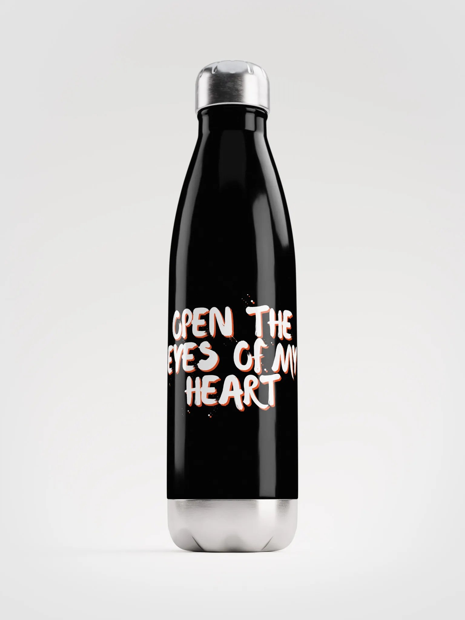 Open The Eyes Of My Heart Stainless Steel Water Bottle product image (1)