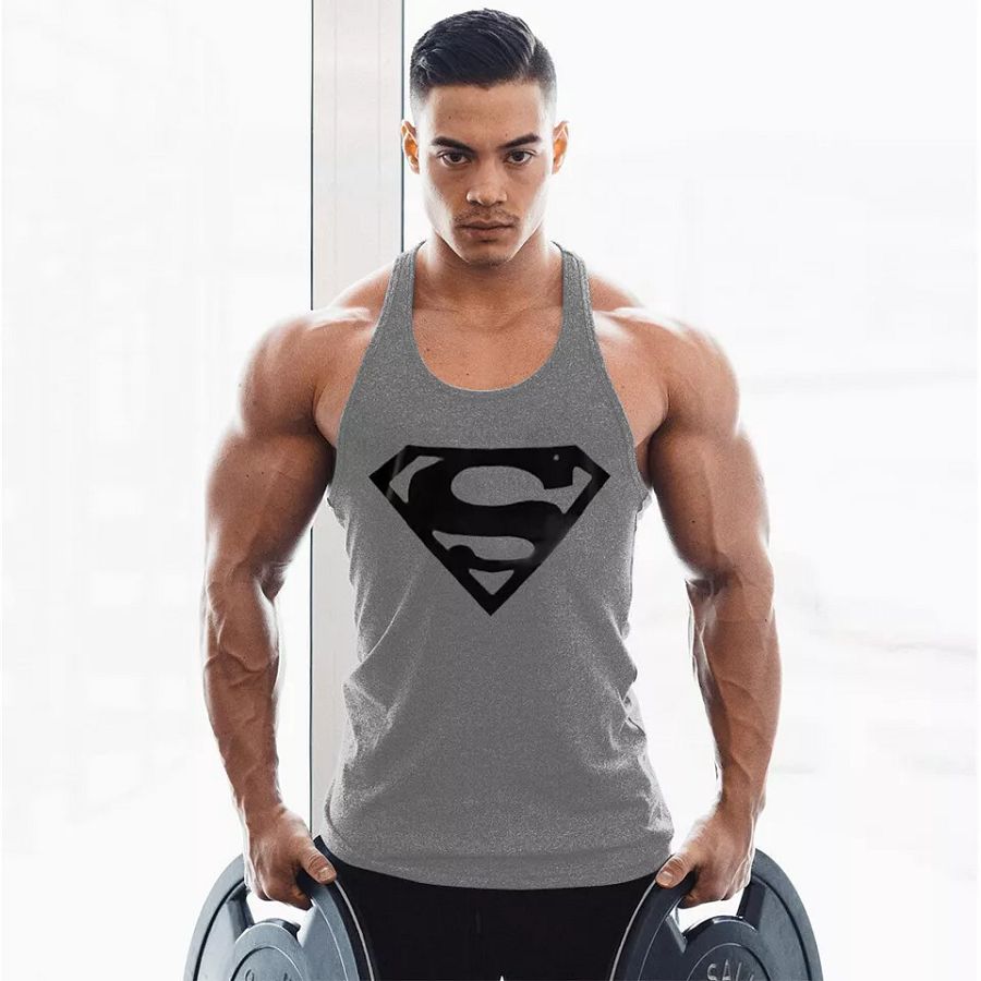 Men's Bodybuilding Tank Top Muscle T-Shirt Gym Fitness Stringer Shirts product image (5)