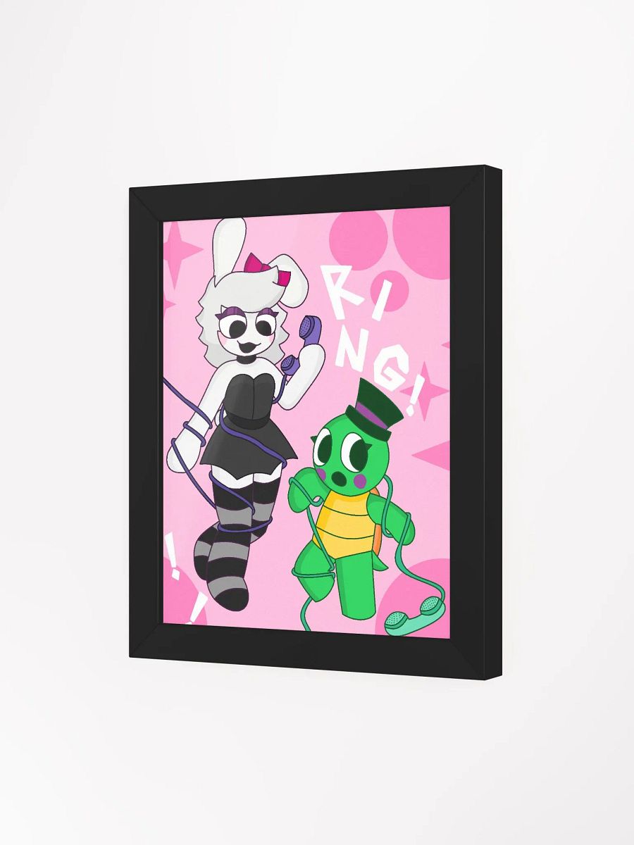 Slinky & Turtle RING! Framed Print 8x10 product image (3)
