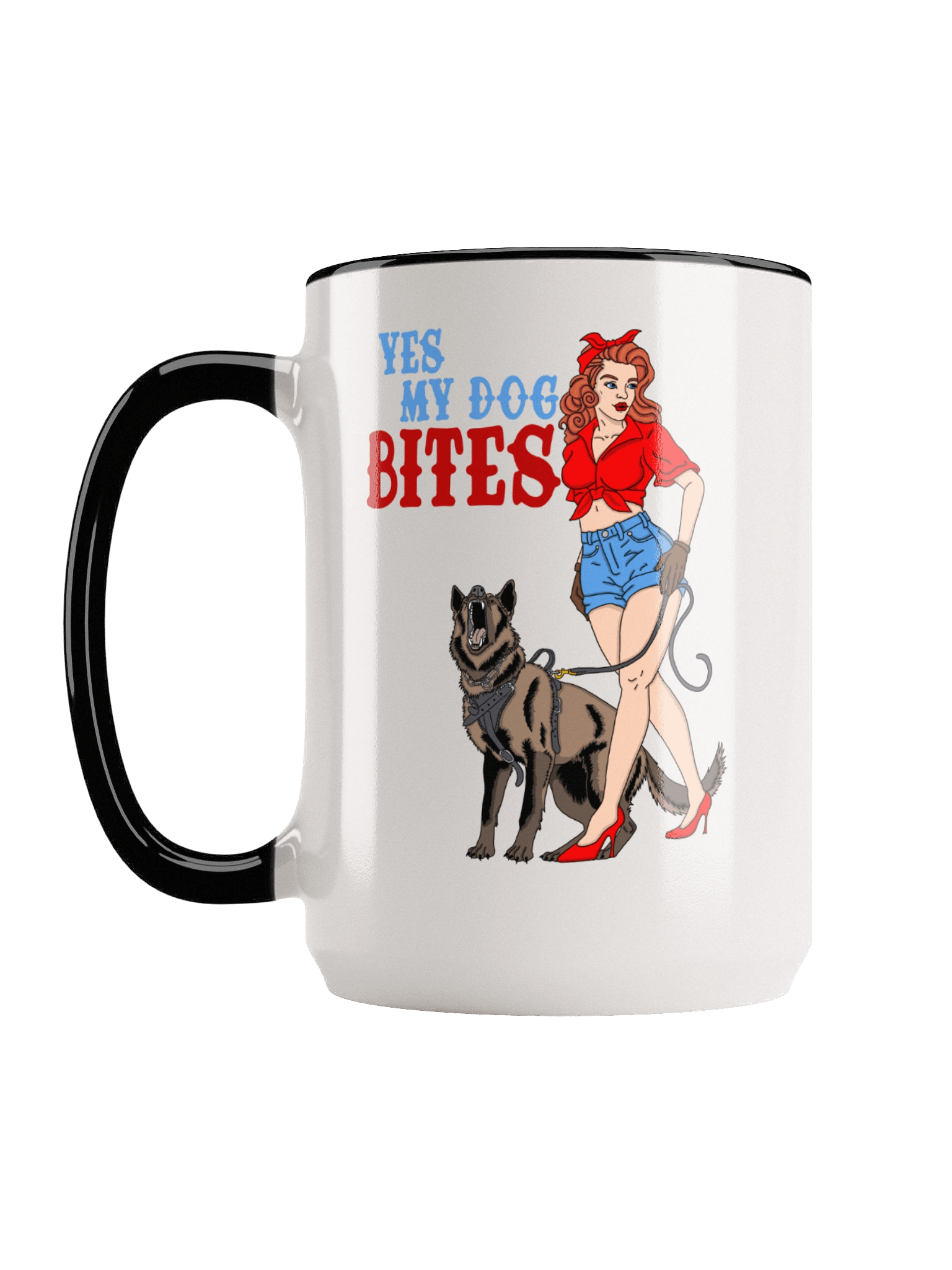 Yes My Dog Bites - 15oz Ceramic Mug product image (2)