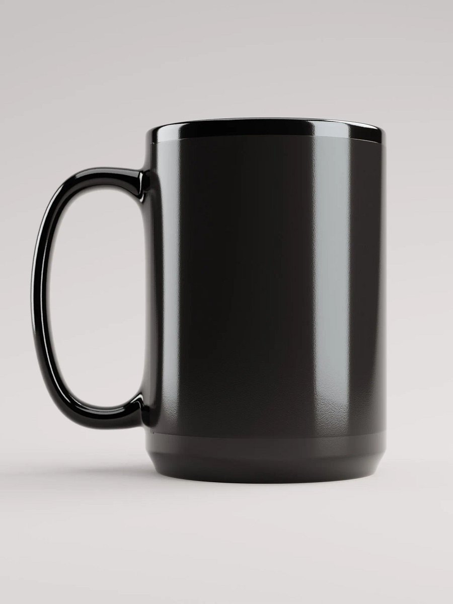 Warframe Geometric Design Black Glossy Mug product image (4)
