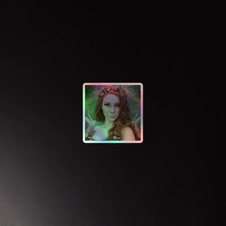 Holographic Fairy Cosmic Sticker product image (4)