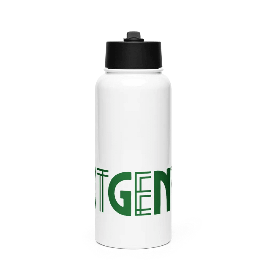 Large White and Green Next Gen Water Bottle product image (1)