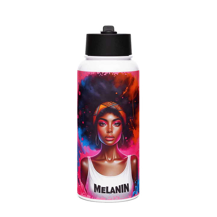 Melanin Magic Stainless Steel Water Bottle product image (1)