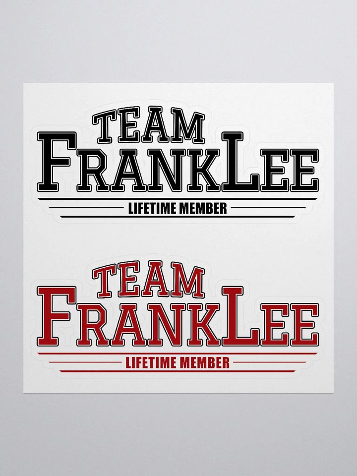 Team FrankLee Stickers - 2-pack product image (1)