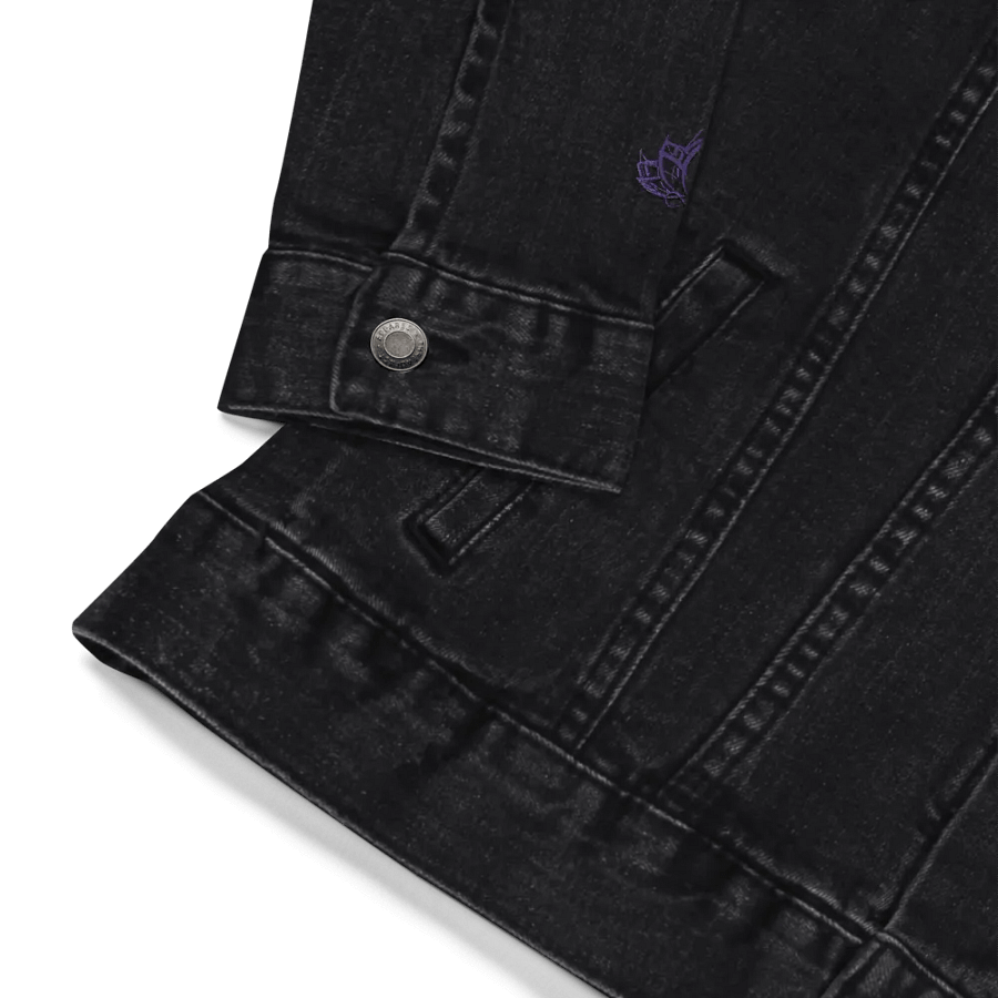 Flexxfinity Lotus Embroidered Denim Jacket product image (4)