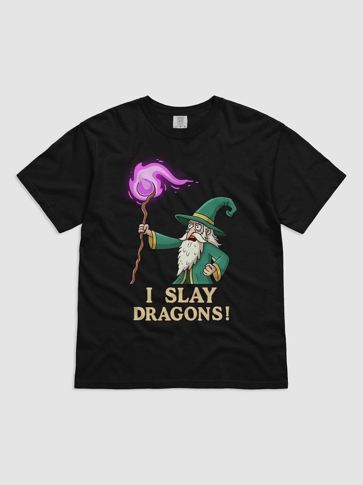 “I Slay Dragons” – Jon Arthon Wizard Tee - Lighter Text product image (5)