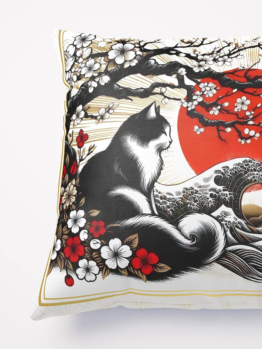 Cherry Blossom Cat Pillow product image (4)