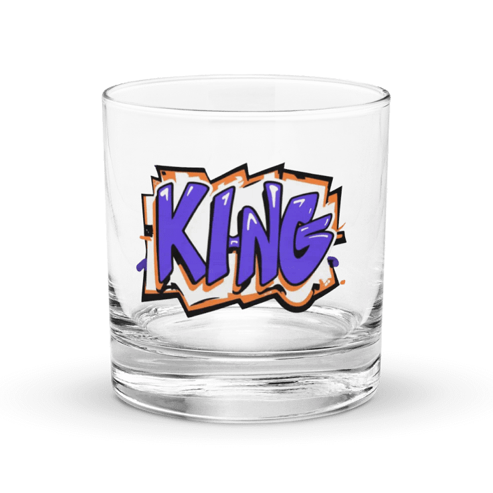 Graffiti King Rocks Glass product image (1)