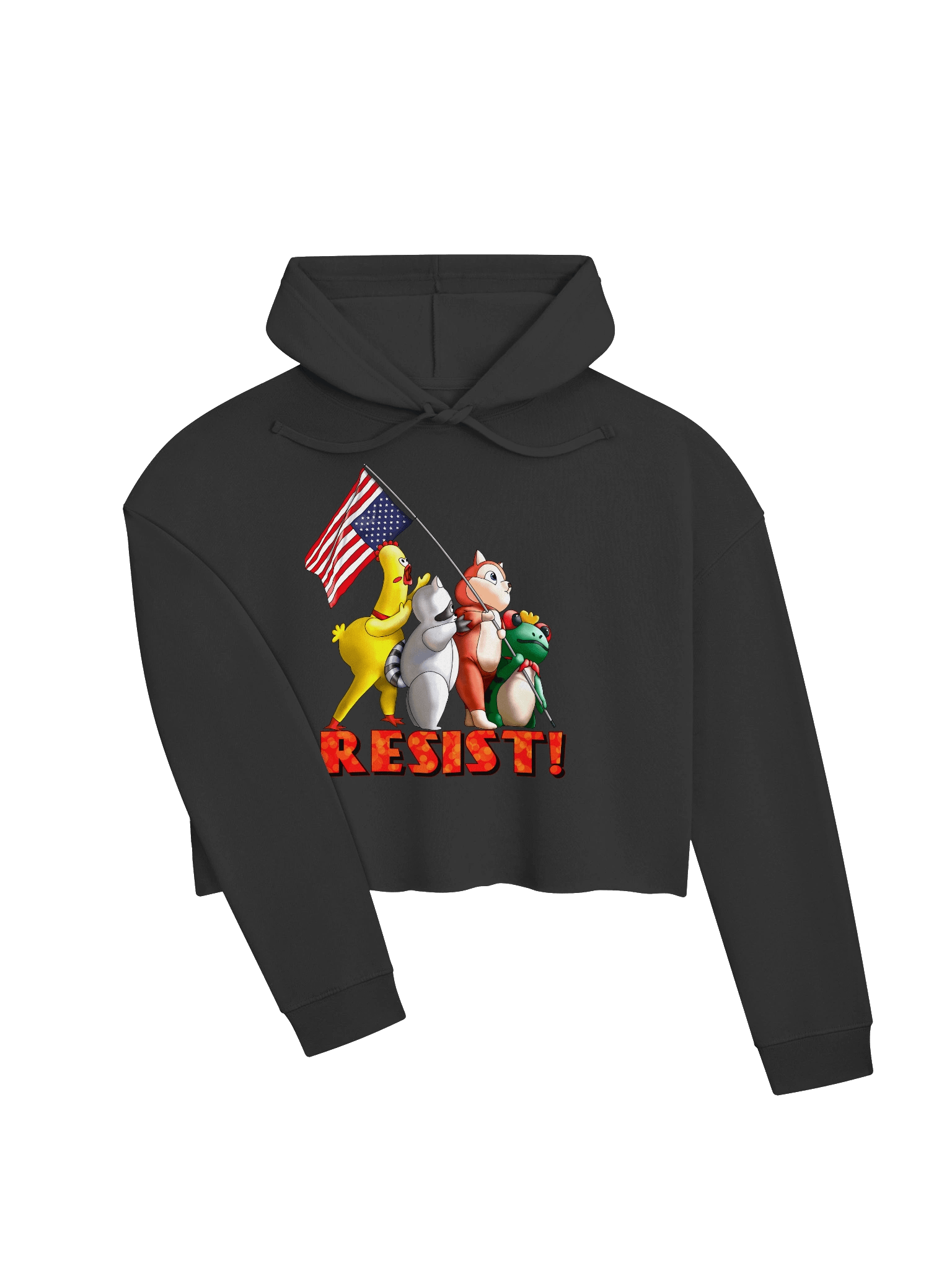 Resist! Crop Hoodie product image (21)