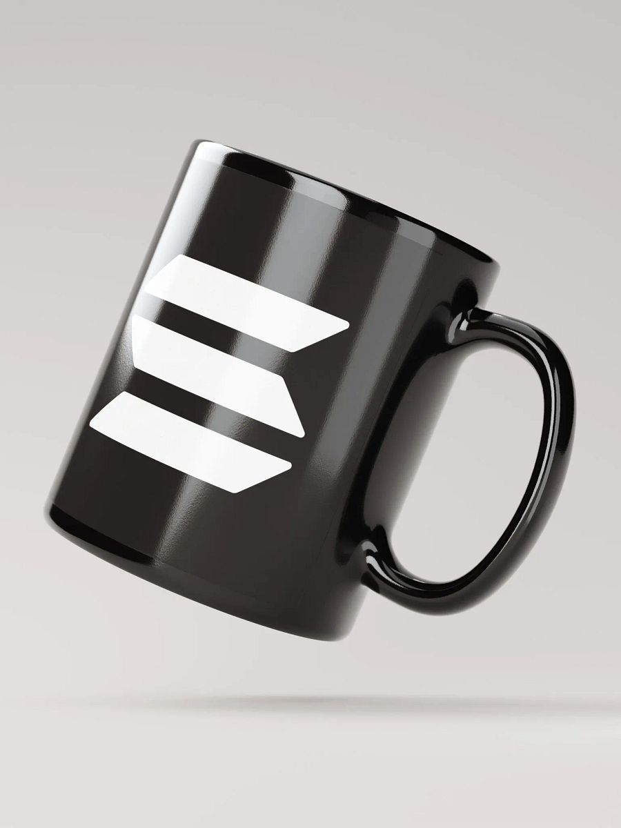 Solana Logo Black Mug product image (1)