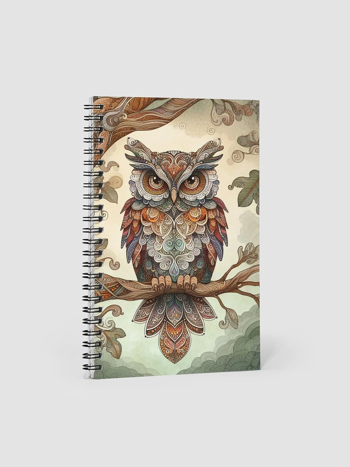 Whimsical Owl Dreams Spiral Notebook product image (1)