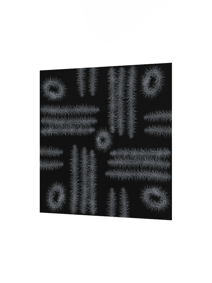 Minimalist geometry in black and white Poster product image (2)