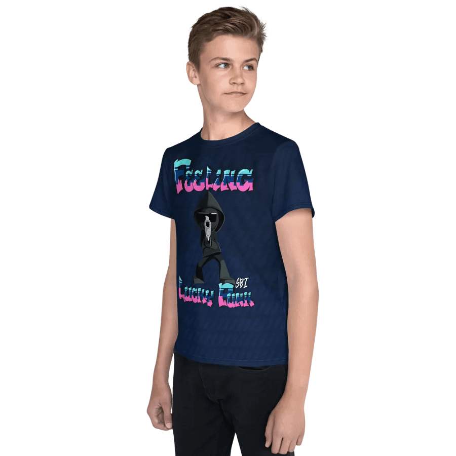 Youth Gamer tshirt – Feeling Lucky by StickBoi Ink product image (5)