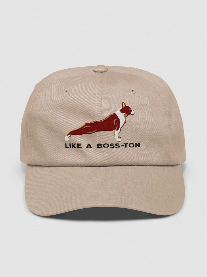 Like a Boss-Ton Classic Dad Hat(Embroidered) of a Boston Terrier(Brown) product image (33)